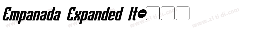 Empanada Expanded It字体转换